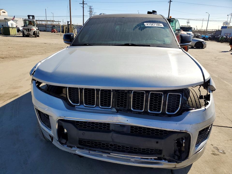2021 Jeep Grand cherokee l VIN 1C4RJJDG0M8154216 COPART salvage auction — FRONT END, La - Dis/Dlr/Exp Only Salvage Title, sold $10,500 on 2026-07-27 (photo 5)