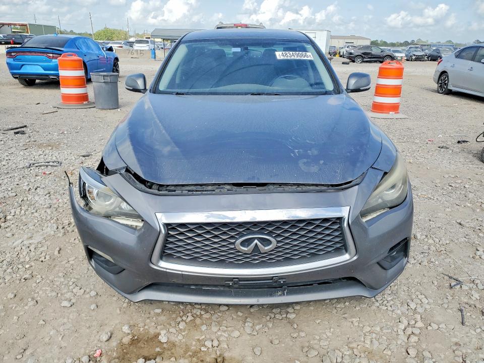 2018 Infiniti VIN JN1CV7AP5JM240239 COPART salvage auction — FRONT END, Tx - Salvage Vehicle Title, sold $1,950 on 2026-07-09 (photo 5)