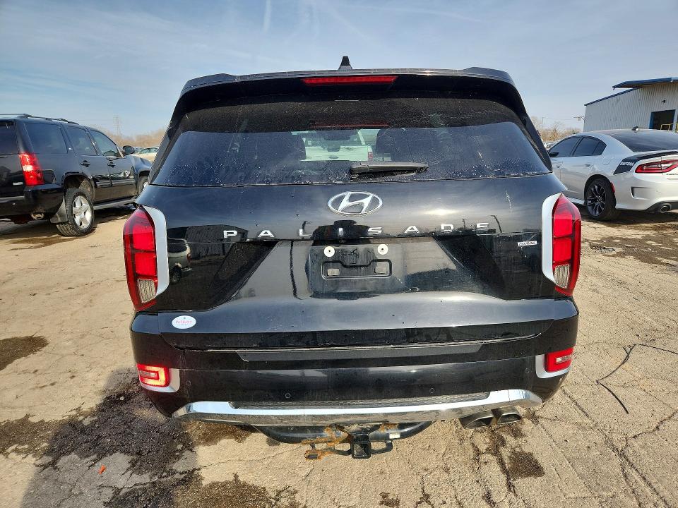 2020 Hyundai VIN KM8R5DHE5LU165938 COPART salvage auction — HAIL, Il - Salvage Certificate, sold $6,200 on 2026-07-08 (photo 6)