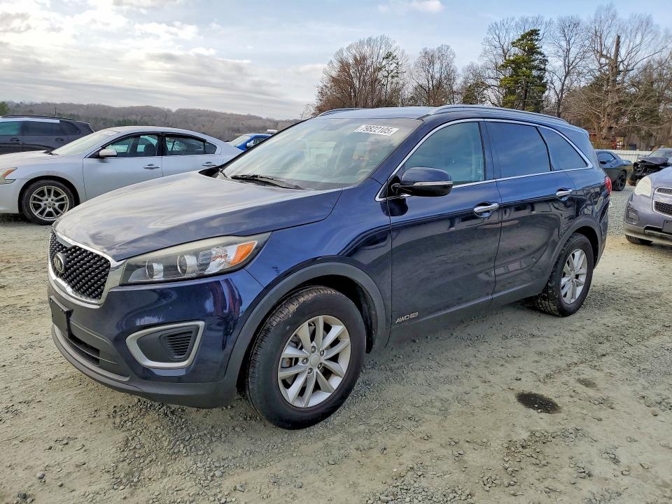 2017 Kia Sorento VIN 5XYPGDA56HG322109 COPART salvage auction — REAR END, Nc - Salvage Certificate Of Title, sold $175 on 2026-07-09 (photo 1)