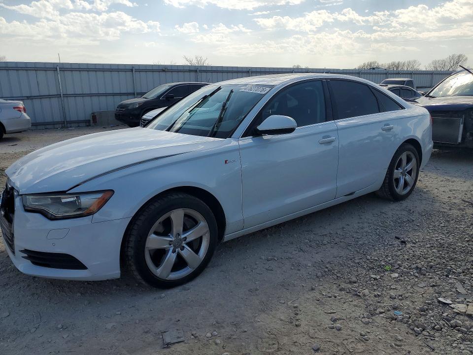 2012 Audi A6 VIN WAUGGAFC8CN058573 COPART salvage auction — FRONT END, Ks - Cert Of Title-Salvage, sold $150 on 2026-07-21 (photo 1)