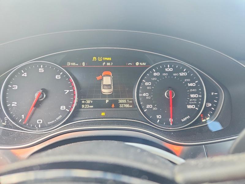 2015 Audi A6 VIN WAUFGAFC8FN032250 COPART salvage auction — FRONT END, Ri - Salvage Certificate Of Title, sold $3,050 on 2026-07-07 (photo 9)