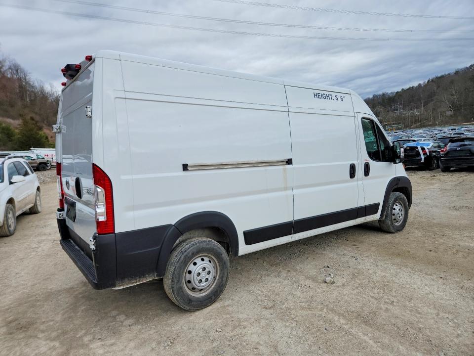 2023 Ram Promaster 2500 VIN 3C6LRVDG9PE598640 COPART salvage auction — FRONT END, VA - CERT OF TITLE - SALVAGE, sold $9,600 on 2026-07-29 (photo 3)