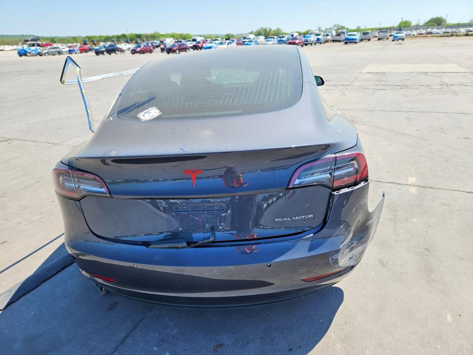 2018 Tesla Model 3 VIN 5YJ3E1EB1JF096061 COPART salvage auction — ALL OVER, Tx - Nonrepairable Title, sold $650 on 2026-07-13 (photo 6)