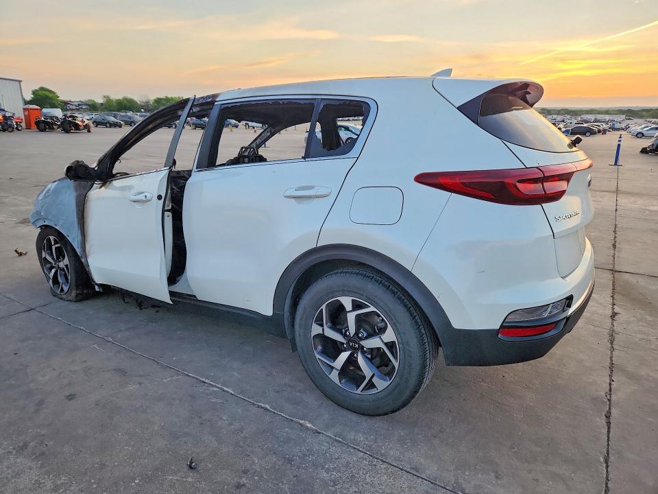 2021 Kia Sportage VIN KNDPM3AC9M7919019 COPART salvage auction — BURN, Tx - Nonrepairable Title, sold $200 on 2026-07-23 (photo 2)