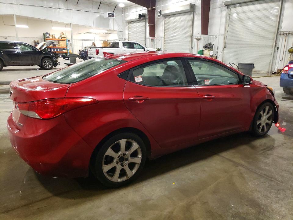 2013 Hyundai Elantra VIN KMHDH4AEXDU943115 COPART salvage auction — FRONT END, MN - PARTS VEHICLE BILL OF SALE, sold $275 on 2026-07-27 (photo 3)
