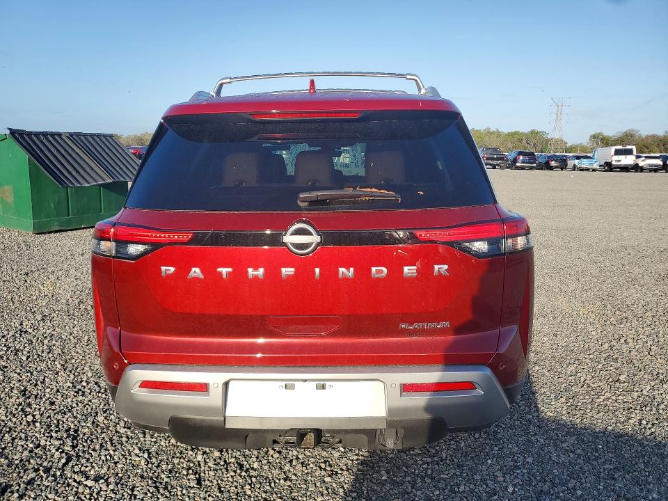 2025 Nissan Pathfinder VIN 5N1DR3DG1SC200169 COPART salvage auction — FRONT END, Fl - Cert Of Title Slvg Rebuildable, sold $9,400 on 2026-07-02 (photo 6)