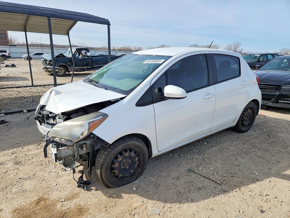 2015 Toyota Yaris VIN VNKKTUD30FA041850 COPART salvage auction — FRONT END, Salvage Title, sold $200 on 2026-07-21 (photo 1)