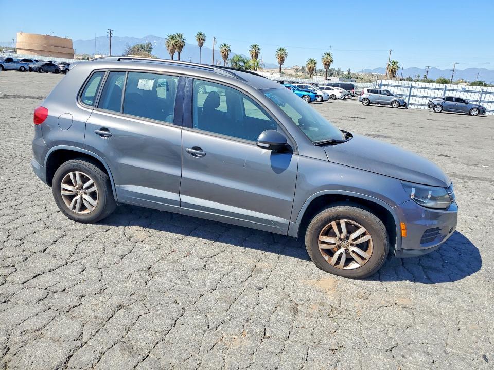 2015 Volkswagen Tiguan VIN WVGAV7AX9FW613035 COPART salvage auction — FRONT END, Wv - Dis/Dlr/Exp Only Clean Title, sold $1,550 on 2026-07-30 (photo 4)