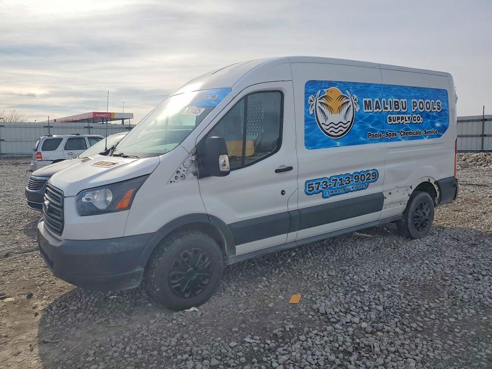 2018 Ford Transit VIN 1FTYE2CM5JKB52540 COPART salvage auction — REAR END, Salvage Title, sold $2,650 on 2026-08-12 (photo 1)