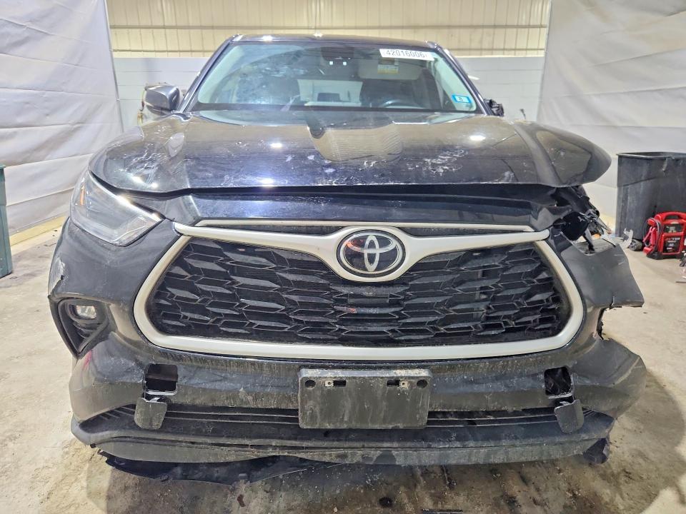2021 Toyota Highlander VIN 5TDBZRBH3MS149835 COPART salvage auction — FRONT END, Nh - Cert Of Title-Salvage, sold $1,100 on 2026-07-28 (photo 5)