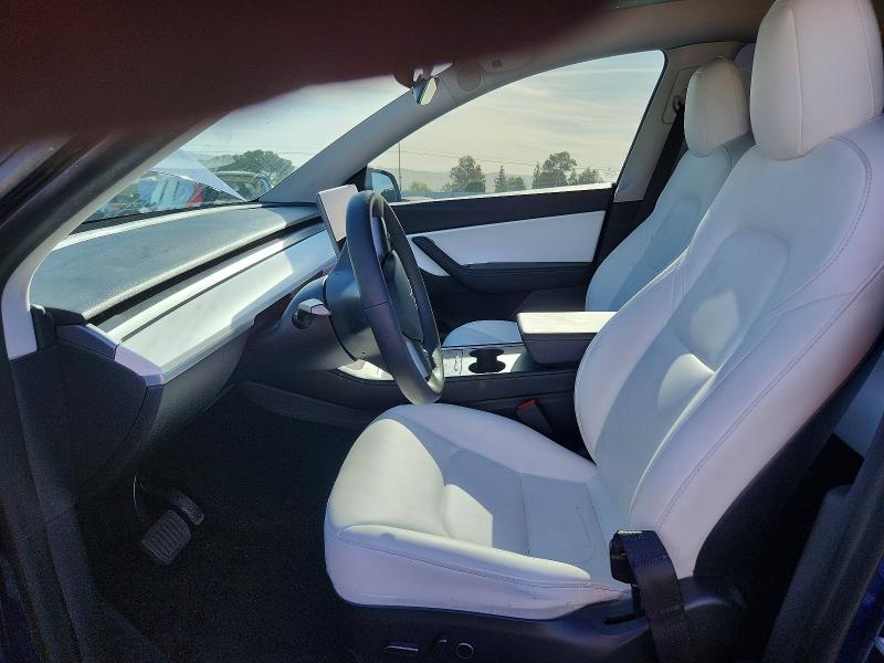 2021 Tesla Model y VIN 5YJYGDEE2MF158406 COPART salvage auction — FRONT END, CA, sold $5,200 on 2026-07-14 (photo 7)