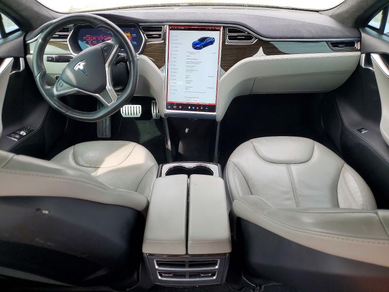 2014 Tesla Model s VIN 5YJSA1H11EFP55806 COPART salvage auction — FRONT END, Ca - Salvage Certificate, sold $2,750 on 2026-07-30 (photo 8)