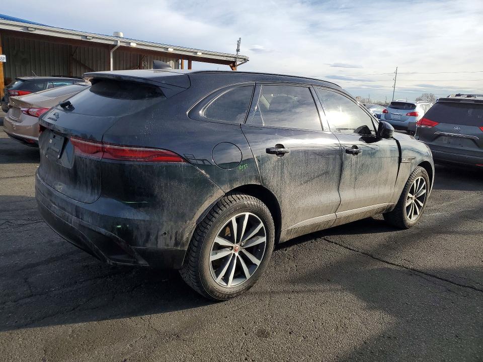 2021 Jaguar F-pace VIN SADCJ2EX4MA675043 COPART salvage auction — FRONT END, Id - Salvage Certificate Of Title, sold $8,700 on 2026-07-09 (photo 3)