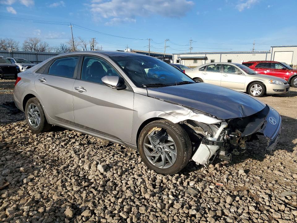 2024 Hyundai Elantra VIN KMHLM4DG1RU810450 COPART salvage auction — FRONT END, Il - Salvage Certificate, sold $5,400 on 2026-07-21 (photo 4)
