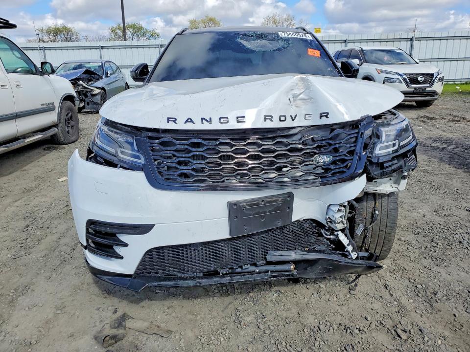 2020 Land rover Range rover velar VIN SALYK2EX6LA250011 COPART salvage auction — FRONT END, Ca - Dis/Dlr/Exp Only Clean Title, sold $8,300 on 2026-07-21 (photo 5)