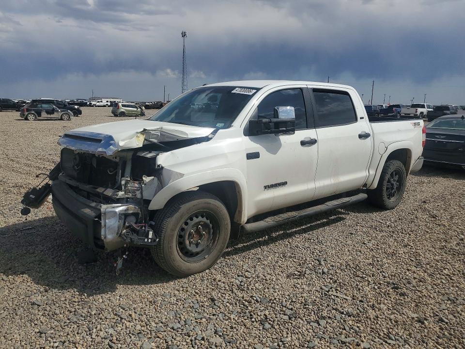 2017 Toyota Tundra VIN 5TFEW5F19HX215493 COPART salvage auction — FRONT END, Tx - Salvage Vehicle Title, sold $7,100 on 2026-07-14 (photo 1)