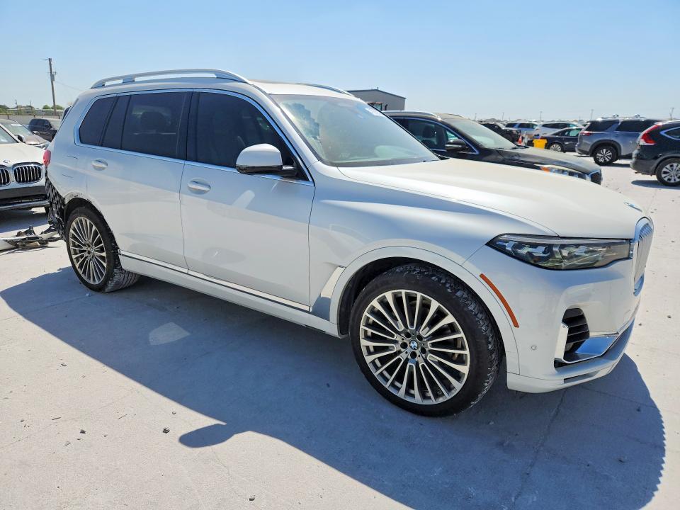 2020 BMW X7 VIN 5UXCW2C0XL9D04425 COPART salvage auction — REAR END, Tx - Certificate Of Title, sold $450 on 2026-07-31 (photo 4)