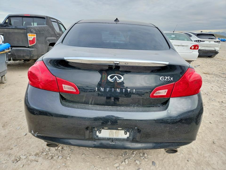 2012 Infiniti G VIN JN1DV6AR9CM862670 COPART salvage auction — SIDE, Ut - Salvage Certificate, sold $775 on 2026-07-08 (photo 6)