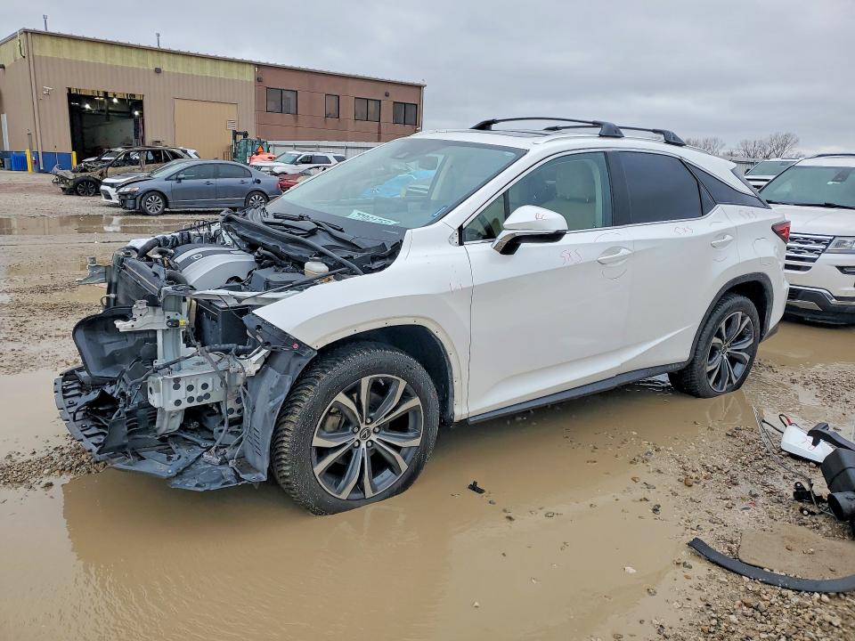 2021 Lexus Rx 350 VIN JTJHZMDA5M2050824 COPART salvage auction — FRONT END, Ks - Cert Of Title-Salvage, sold $11,800 on 2026-07-07 (photo 1)