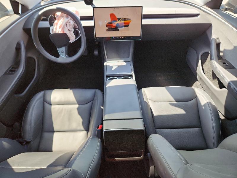 2025 Tesla Model 3 VIN 5YJ3E1EA0SF981117 COPART salvage auction — FRONT END, Tx - Certificate Of Title, sold $9,000 on 2026-08-04 (photo 8)