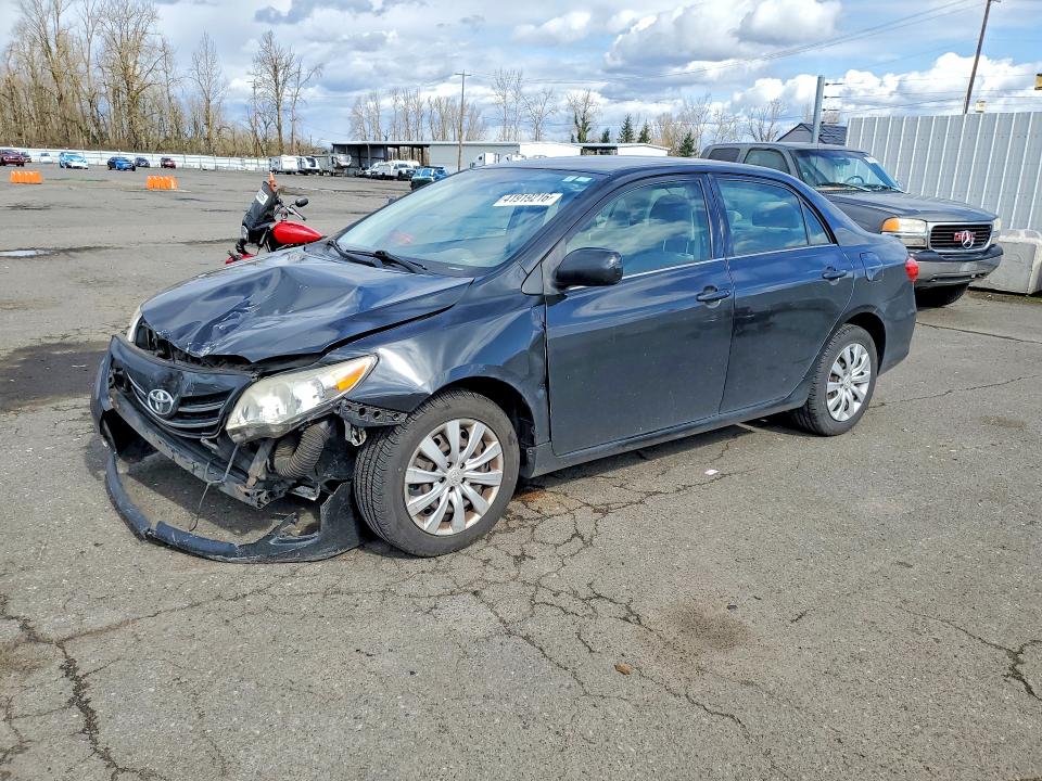 2013 Toyota Corolla VIN JTDBU4EE4DJ117072 COPART salvage auction — FRONT END, Or - Lien Papers Salvage, sold $300 on 2026-07-27 (photo 1)