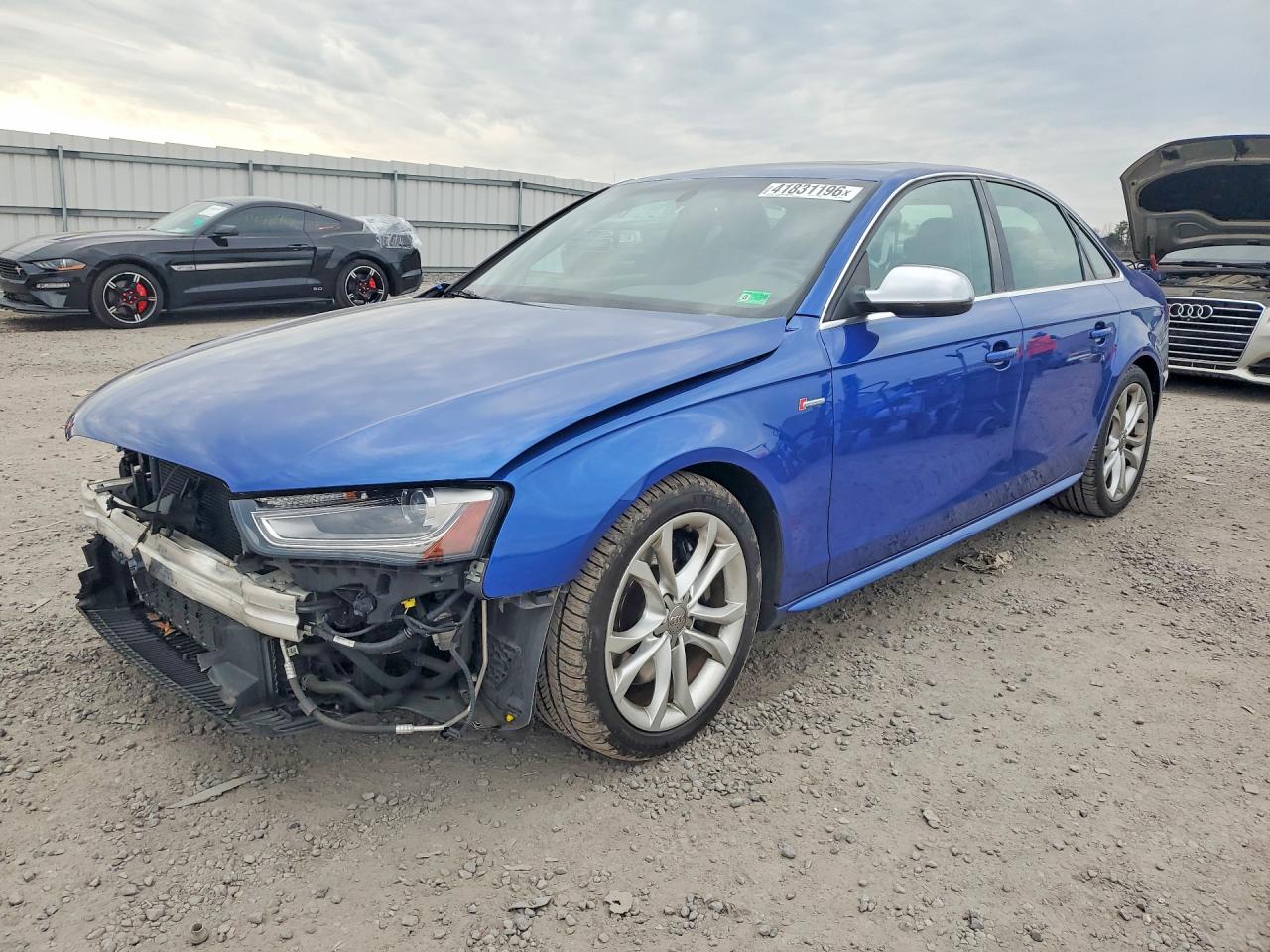 2015 Audi S4 VIN WAUBGAFL5FA096106 — COPART salvage auction photo