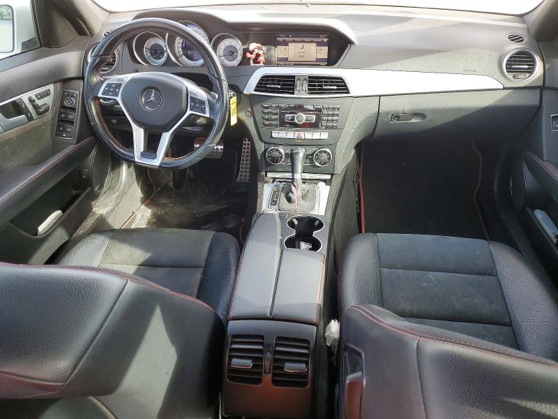 2014 Mercedes-benz C-klasse VIN WDDGF4HB4EA902393 COPART salvage auction — REAR END, Salvage Title, sold $1,250 on 2026-08-11 (photo 8)