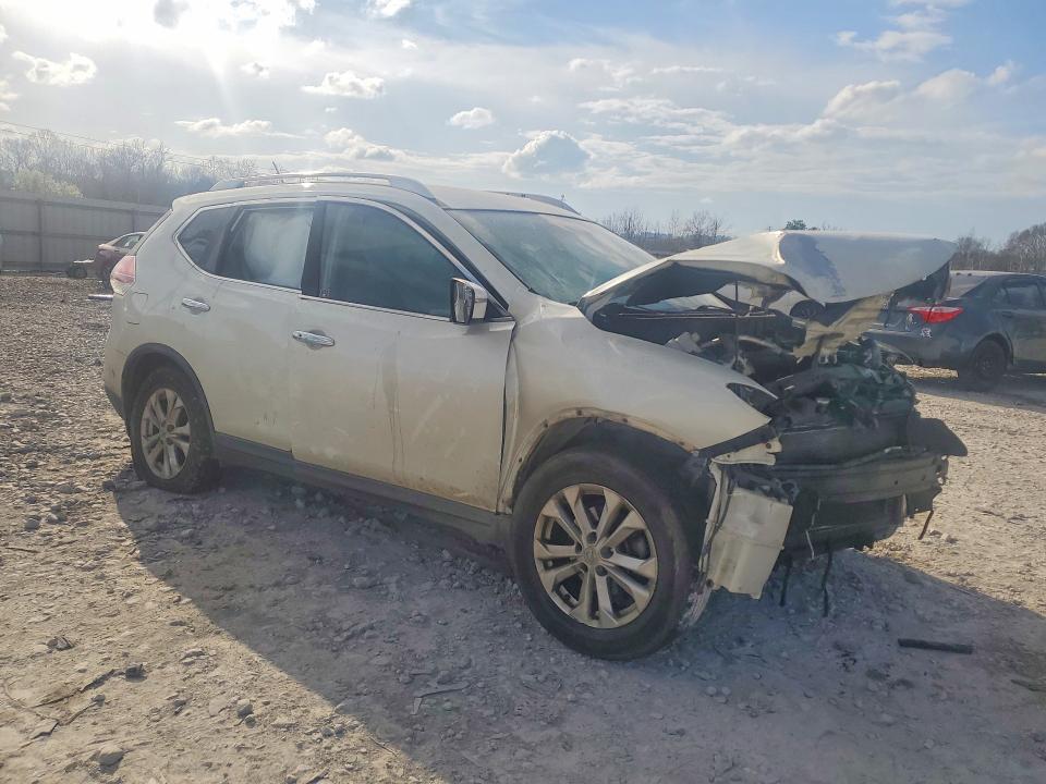 2016 Nissan Rogue VIN KNMAT2MTXGP666652 COPART salvage auction — FRONT END, Al - Cert Of Title-Salvage Title, sold $350 on 2026-07-07 (photo 4)