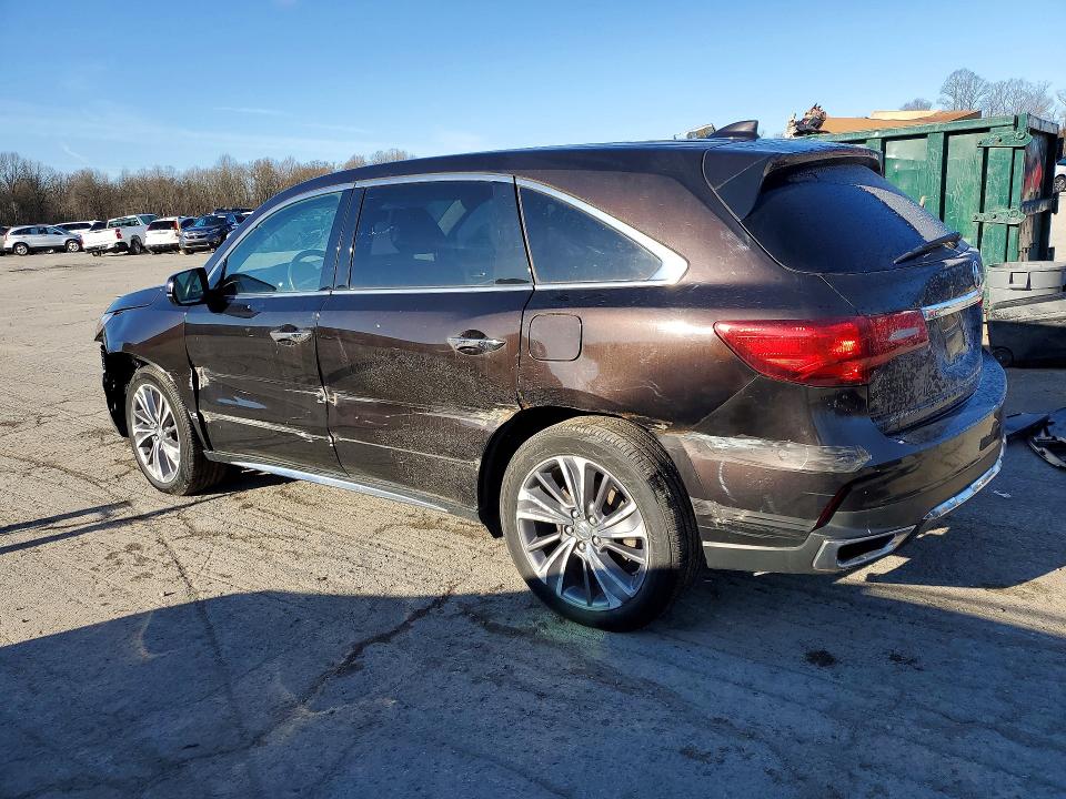 2018 Acura Mdx VIN 5J8YD4H52JL017902 COPART salvage auction — SIDE, Pa - Certificate Of Salvage, sold $11,300 on 2026-07-27 (photo 2)