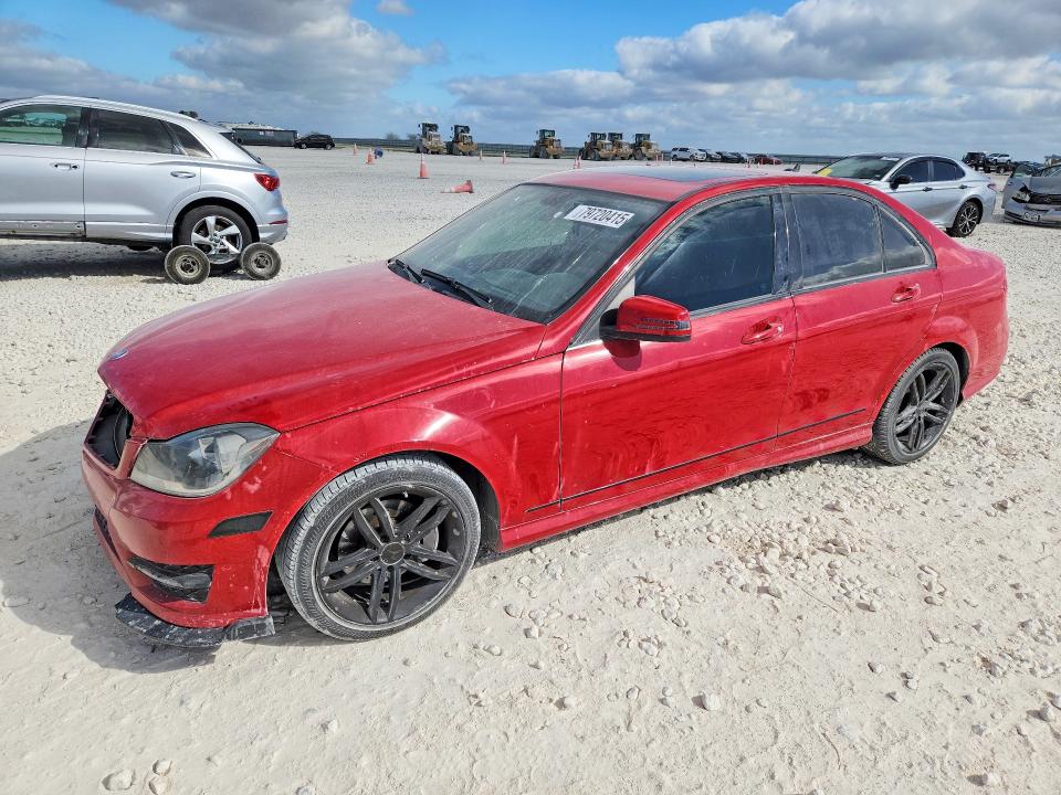 2014 Mercedes-benz VIN WDDGF4HB6EA962157 COPART salvage auction — FRONT END, Tx - Certificate Of Title, sold $700 on 2026-08-06 (photo 1)