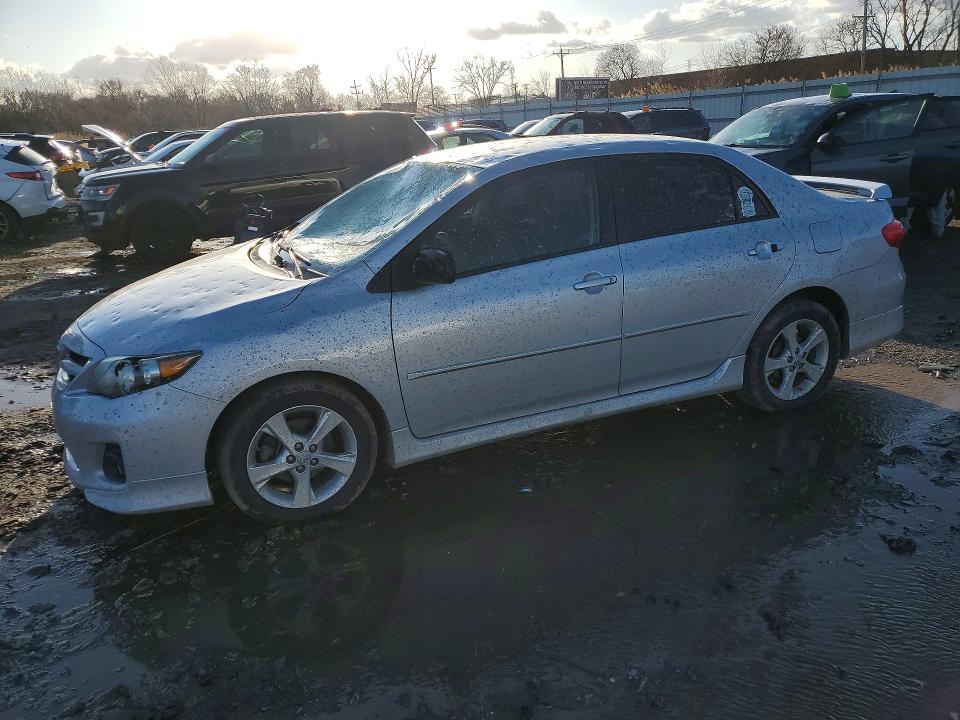 2013 Toyota Corolla VIN 5YFBU4EE4DP210332 COPART salvage auction — HAIL, Ut - Salvage Certificate, sold $2,200 on 2026-07-06 (photo 1)