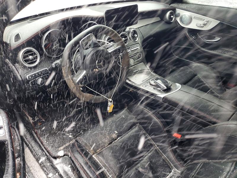 2018 Mercedes-benz C-klasse VIN WDDWJ6EB5JF718930 COPART salvage auction — FRONT END, On - Permit Salvage, sold $11,900 on 2026-07-14 (photo 8)