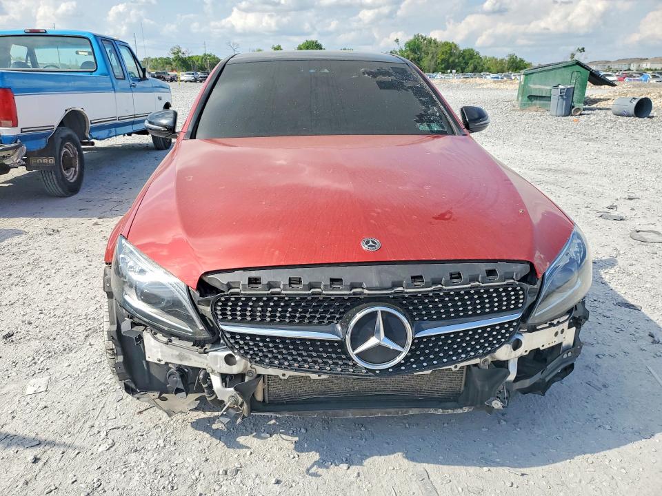 2021 Mercedes-benz C class VIN W1KWF8EB3MR607048 COPART salvage auction — FRONT END, Wv - Certificate Of Title, sold $7,800 on 2026-07-26 (photo 5)