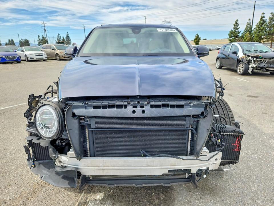2018 Bentley Bentayga VIN SJAAC2ZV8JC021752 COPART salvage auction — FRONT END, Ca - Salvage Certificate, sold $4,700 on 2026-07-21 (photo 5)
