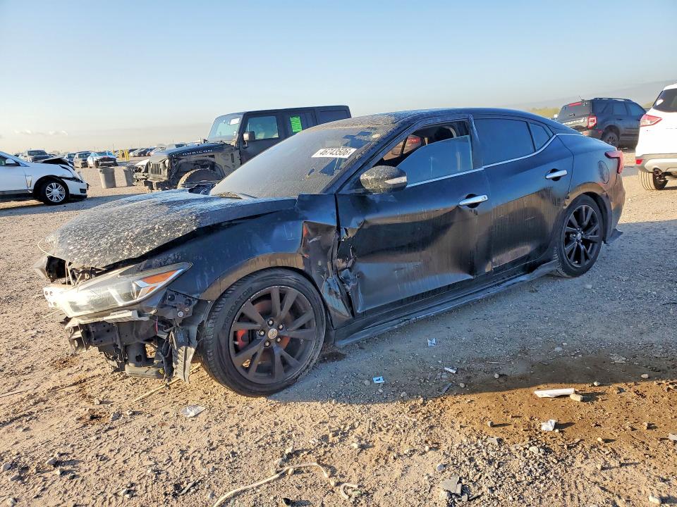 2018 Nissan Maxima VIN 1N4AA6AP3JC389142 COPART salvage auction — FRONT END, Salvage Title, sold $1,000 on 2026-07-09 (photo 1)