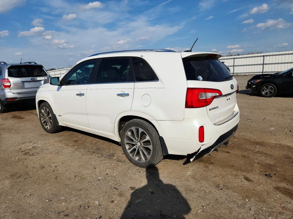 2015 Kia Sorento VIN 5XYKWDA78FG609575 COPART salvage auction — REAR END, Va - Certificate Of Title, sold $1,600 on 2026-07-29 (photo 2)