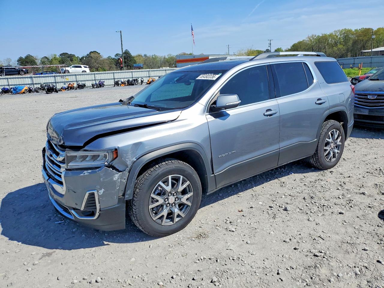 2022 GMC Acadia VIN 1GKKNMLS7NZ143212 COPART salvage auction — Front End, AL - CERT OF TITLE-SALVAGE TITLE, sold $6,600 on 2026-07-09 (photo 1)
