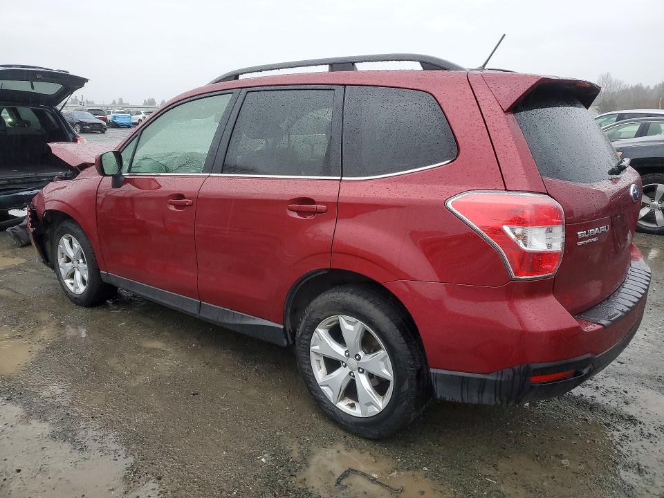 2014 Subaru Forester VIN JF2SJAJC6EH554206 COPART salvage auction — FRONT END, Wa - Bill Of Sale, sold $2,200 on 2026-07-13 (photo 2)
