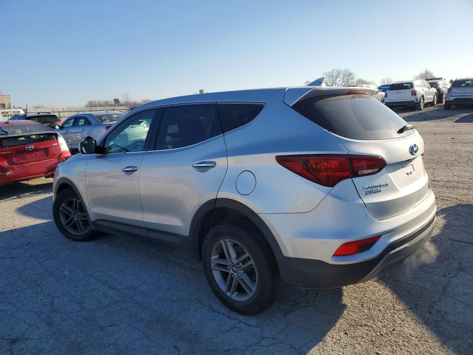 2017 Hyundai Santa fe VIN 5XYZT3LB9HG409374 COPART salvage auction — FRONT END, In - Cert Of Title-Salvage Title, sold $2,350 on 2026-07-28 (photo 2)