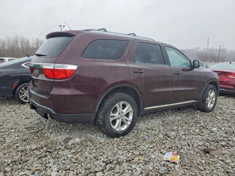2012 Dodge Durango VIN 1C4RDHAG5CC306653 COPART salvage auction — FRONT END, In - Certificate Of Title (P), sold $500 on 2026-07-02 (photo 3)