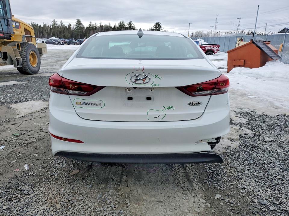 2017 Hyundai Elantra VIN KMHD84LF7HU426172 COPART salvage auction — REAR END, Salvage Title, sold $3,250 on 2026-07-23 (photo 6)