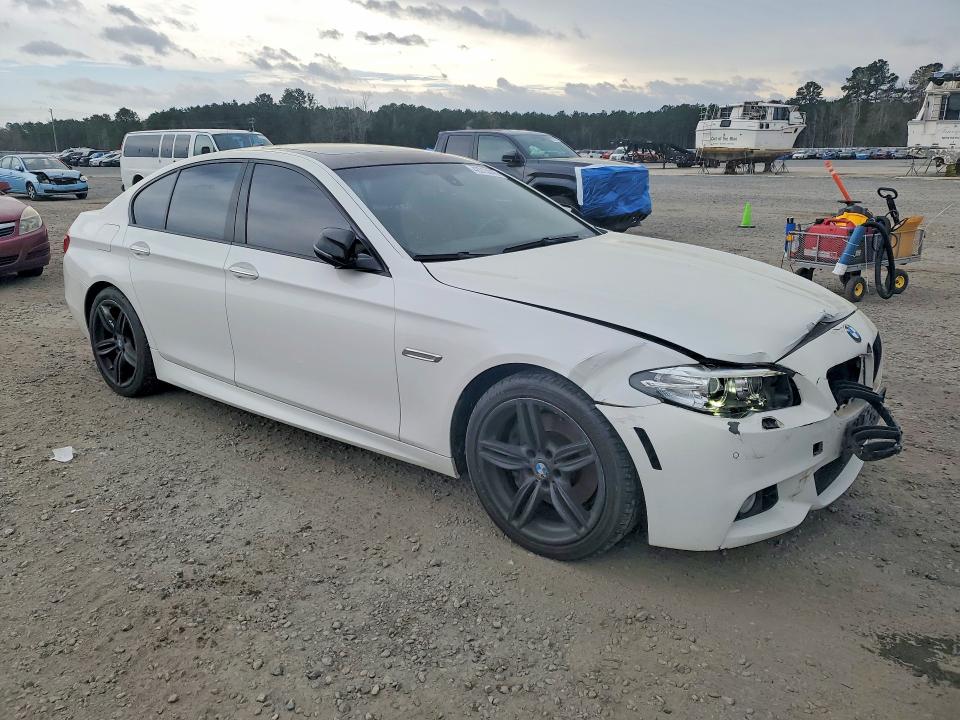 2015 BMW 5er VIN WBA5B3C56FD542890 COPART salvage auction — FRONT END, Nc - Salvage Certificate Of Title, sold $2,100 on 2026-07-13 (photo 4)