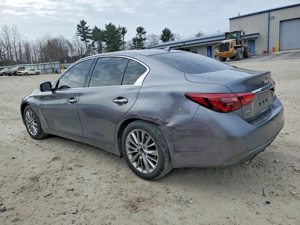 2020 Infiniti Q50 VIN JN1EV7AR7LM252101 COPART salvage auction — SIDE, Ma - Cert Of Title-Salvage, sold $6,900 on 2026-07-07 (photo 2)