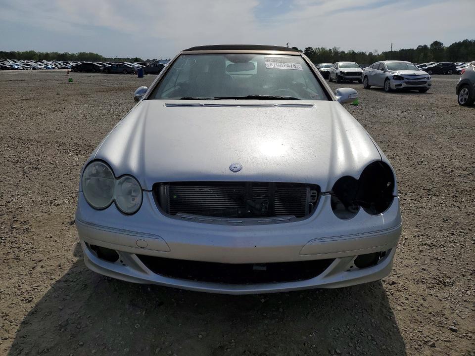 2005 Mercedes-benz Clk-class VIN WDBTK65J05F130875 COPART salvage auction — FRONT END, NC - DEALER ONLY SALVAGE TITLE, sold $425 on 2026-08-10 (photo 5)