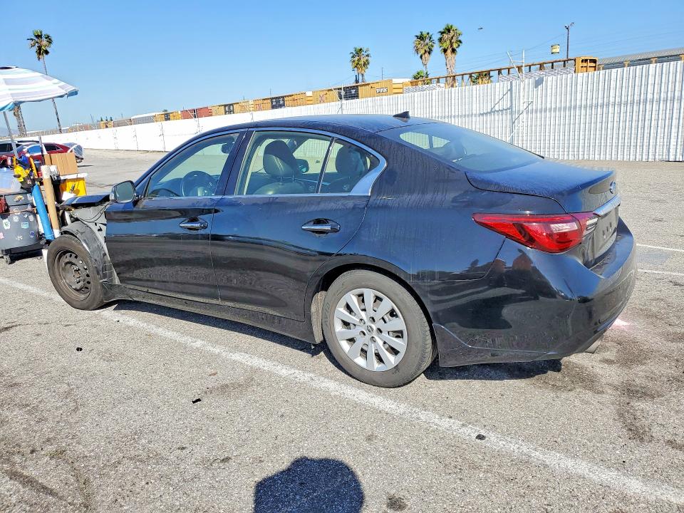 2018 Infiniti Q50 VIN JN1EV7AP4JM366696 COPART salvage auction — VANDALISM, CA - SALVAGE CERTIFICATE, sold $1,600 on 2026-07-24 (photo 2)