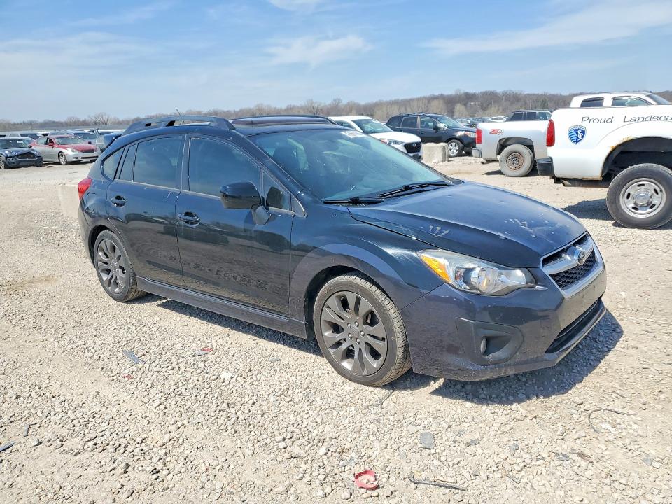 2012 Subaru Impreza VIN JF1GPAS67CH231488 COPART salvage auction — HAIL, Salvage Title, sold $525 on 2026-09-07 (photo 4)