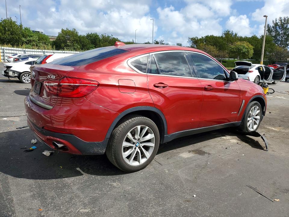 2017 BMW X6 VIN 5UXKU2C33H0X46953 COPART salvage auction — UNDERCARRIAGE, Salvage Title, sold $3,650 on 2026-07-20 (photo 3)