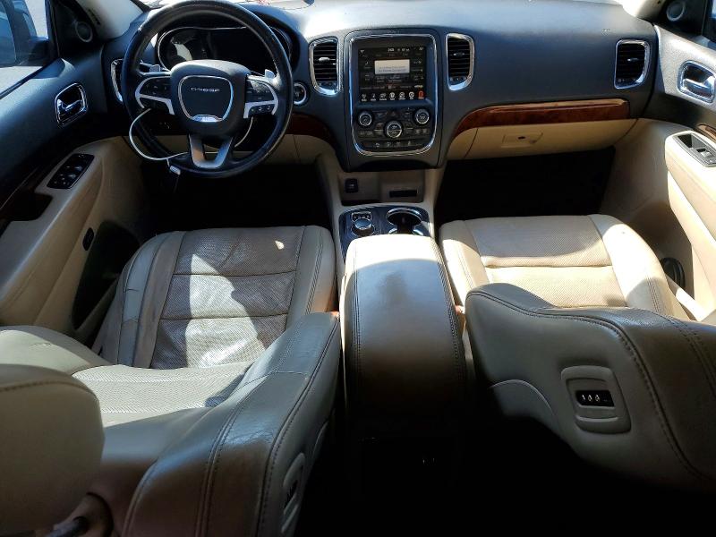 2015 Dodge Durango VIN 1C4RDHEG9FC689690 COPART salvage auction — REAR END, AL - CERT OF TITLE-SALVAGE TITLE, sold $1,950 on 2026-07-02 (photo 8)