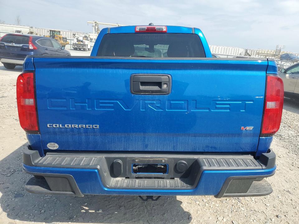 2021 Chevrolet VIN 1GCGTCEN5M1268747 COPART salvage auction — FRONT END, Mo - Salvage Certificate Of Title, sold $3,550 on 2026-07-09 (photo 6)